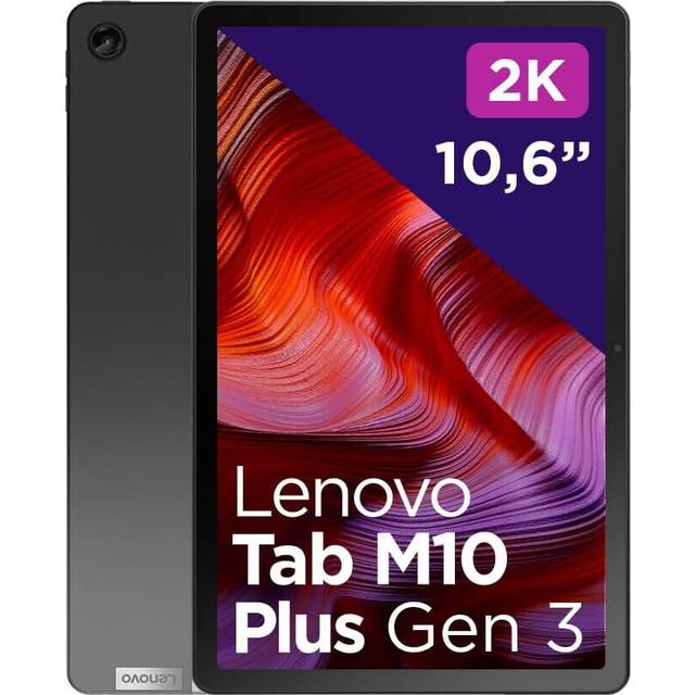 Lenovo Tab M10 Plus (3:e Gen) Surfplatta | 10,6 tum 2K pekskärm | Qualcomm Snapdragon SDM680 | 4 GB RAM | 64 GB minne | Android 13 | grå