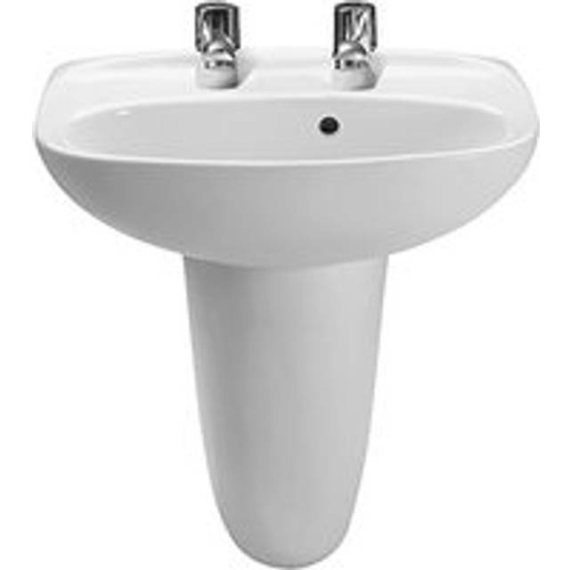 Roca Laura Cloak Basin 2TH 450mm White A325315000