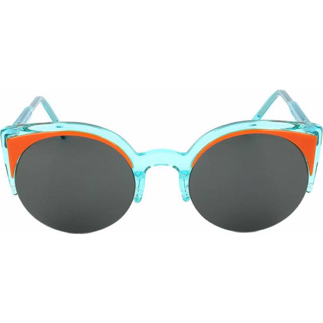 Retrosuperfuture LUCIA BLACK NDL Women&#39;s Sunglasses Green Size 51 - Orange (51)