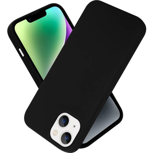 Case for apple iphone 14 plus protection phone cover tpu silicone liquid