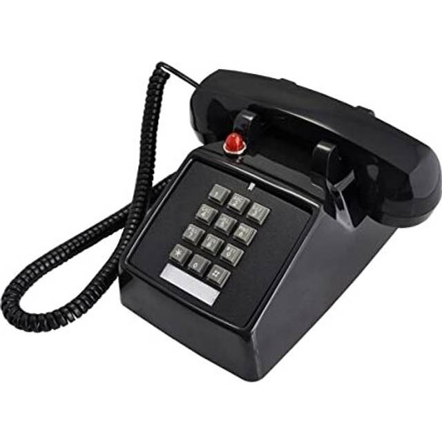 Corded Telephones Landline Home Phone Single Desk Old School Phone Hearing Impaired Telephones for Seniors Old Fashion Phones for Home & Hotel Wired