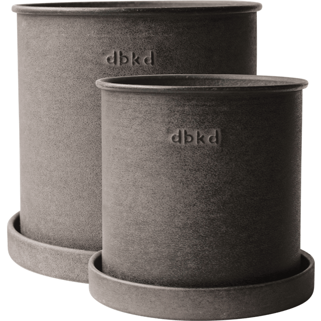 DBKD Plant pot kruka small 2-pack Brown
