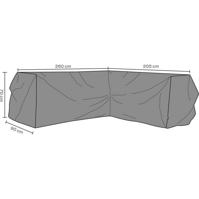 Brafab Möbelskydd (Andas) Till hörnsoffa 260-205 x 90 x 70 cm