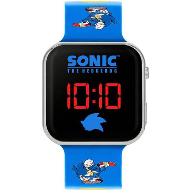 Sega Kids Blue Sonic the Hedgehog LED Digital Watch