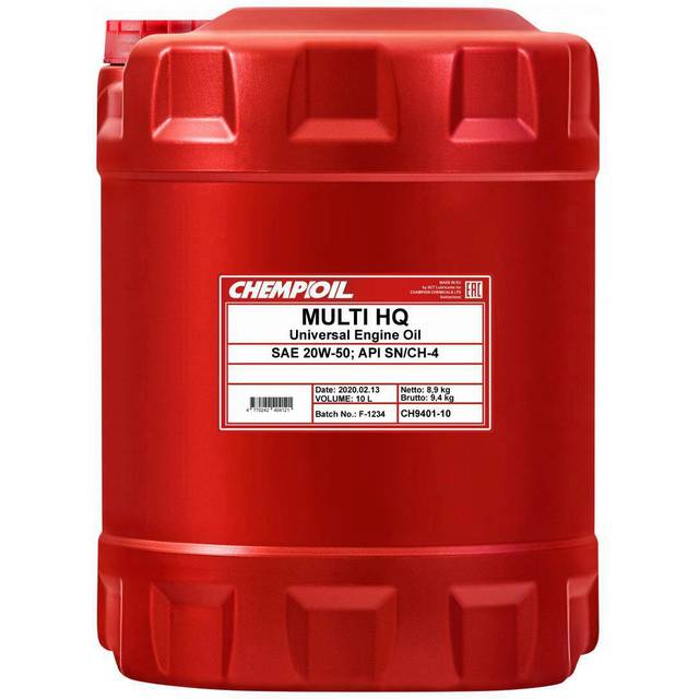 Chempioil Multi HQ 20W-50 10l Motorolja CH9401-10 TOYOTA: Avensis III Kombi, Yaris III Hatchback, Avensis II Station Wagon, KIA: cee‘d I Kombi