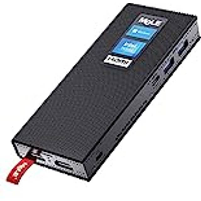 MeLE PCG02 Pro Ventilationsfri Mini-PC Stick J4125 8GB 256GB Micro Dator Skrivbord Dubbel HDMI Wi-Fi5 Gigabit Ethernet BT4.2 St枚d SSD, USB PD3.0 p氓 Kontor Industri Hemmedian inom IoT.