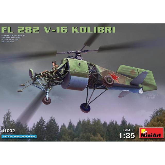 MIN41002 - Miniart 1:35 - Fl 282 V-16 Kolibri Helicopter