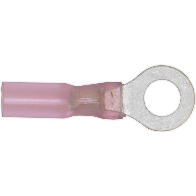 Heat Shrink Ring Terminal &#216;5.3mm Red Pack of 25