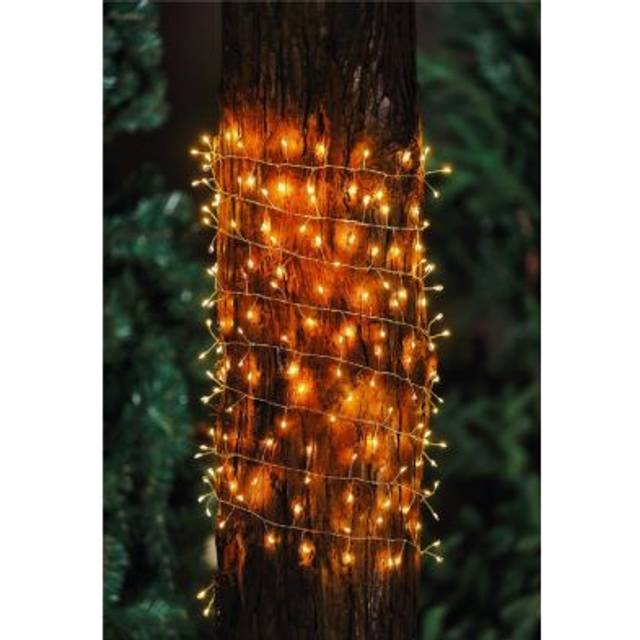 Solar Garden String Lights Decoration 240 Warm White LED - 7.7m by Bright Garden
