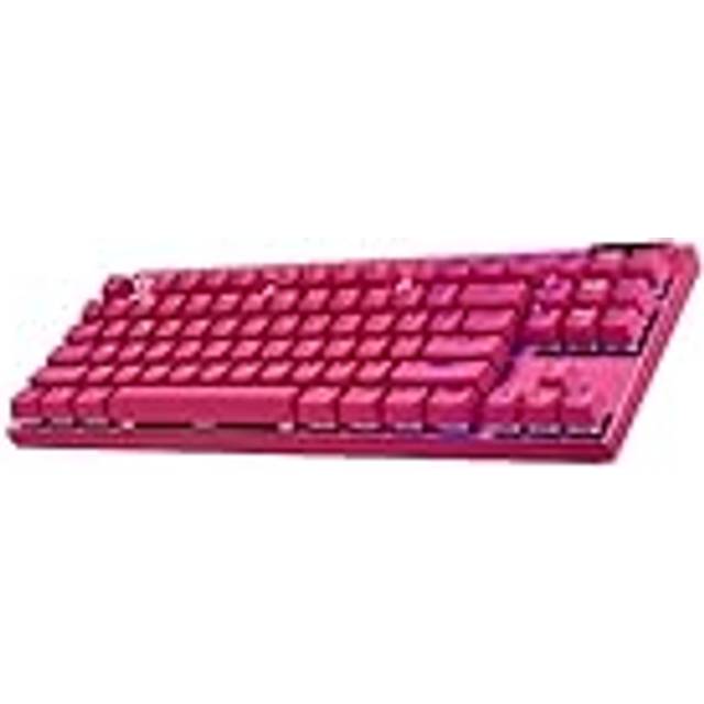 Logitech G PRO X TKL Wireless Gaming Keyboard in Rosa, UK English (Qwerty)