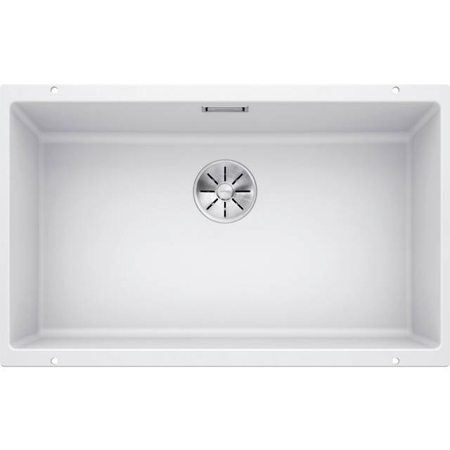 Subline 73 x 46cm Undermount Kitchen Sink - White (1,000mm L X 460mm W)