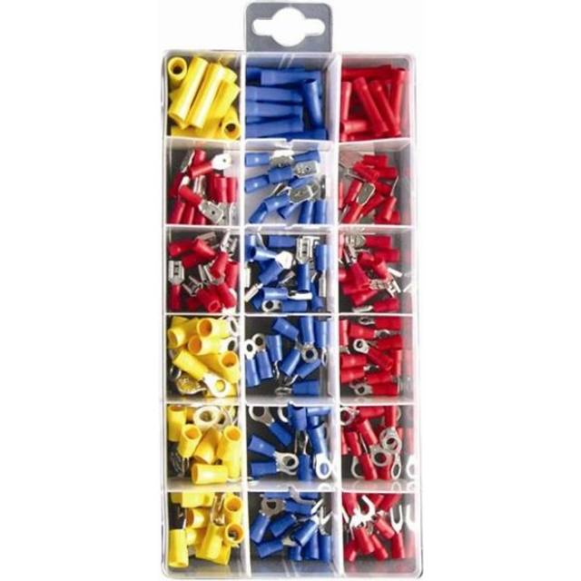 PEARL CONSUMABLES Wiring Connectors - Crimp Type - Assorted - Pack of 180 - PXP1