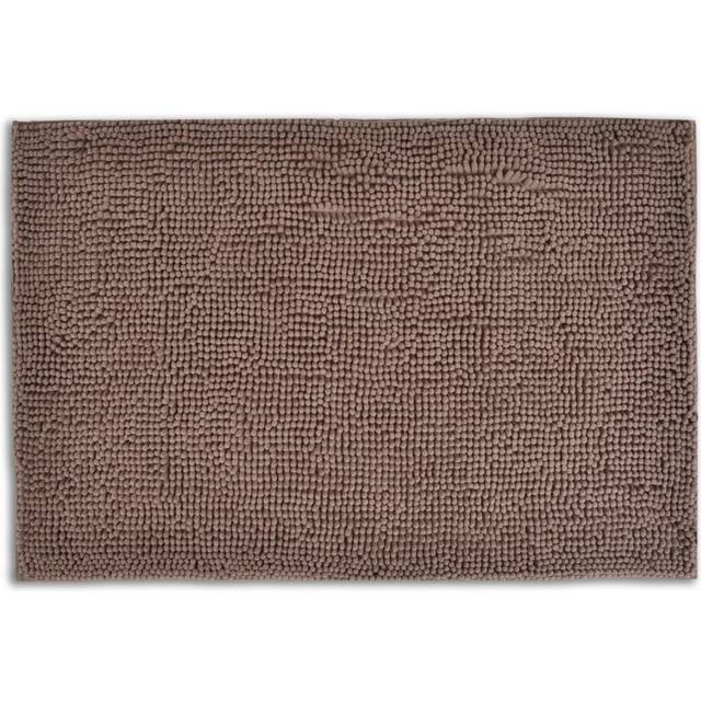 Allure Microfibre Chenille Super soft Large Bath Mat - Mocha, Brown
