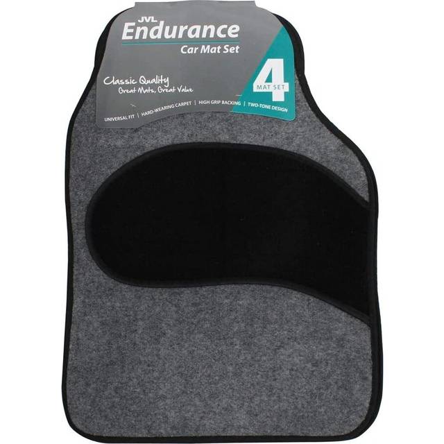 Endurance Car Mat Set - Grey - 45cm x 70cm