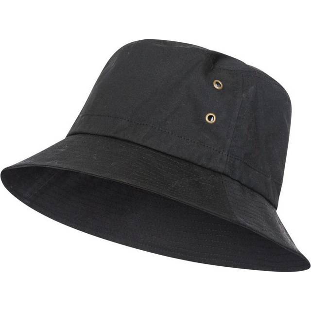 (L-XL, Black) Trespass Unisex Adult Waxy Bucket Hat