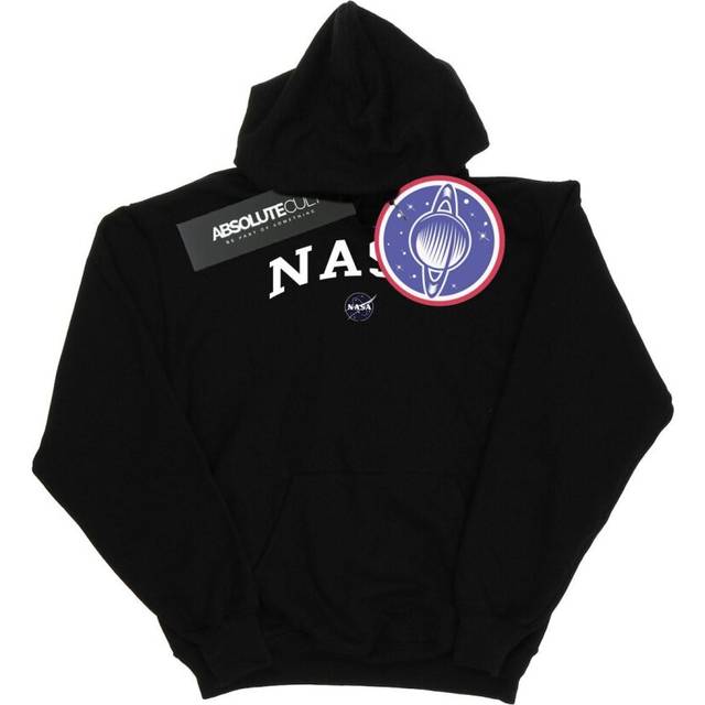 NASA Womens/Ladies Collegiate Logo Hoodie XL svart