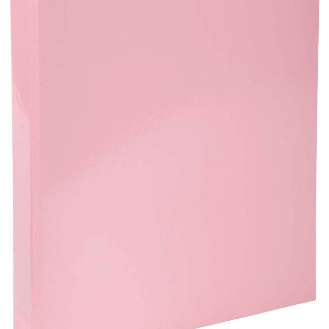 Exacompta Ring Binder 2 Rings 25mm Plastic Coated A4 Pink