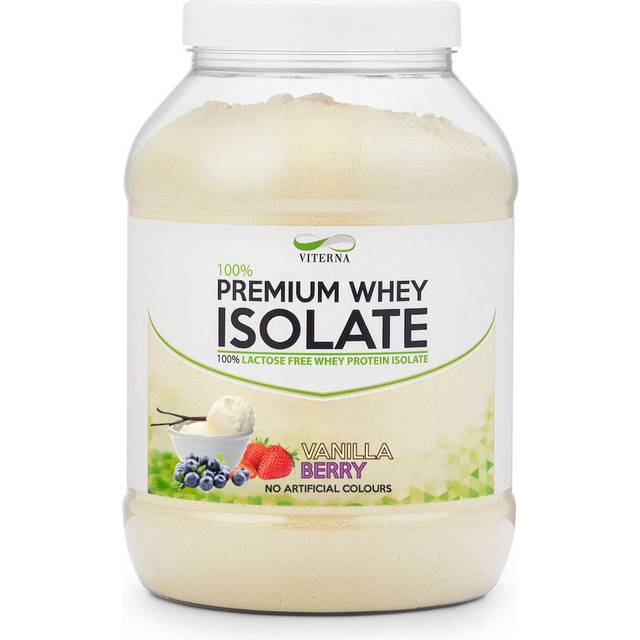 Viterna 100% Premium Whey Isolate Vanilla Berry 900g