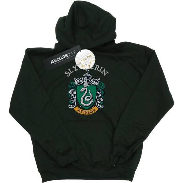 (M, Forest Green) Harry Potter Womens/Ladies Slytherin Crest Hoodie