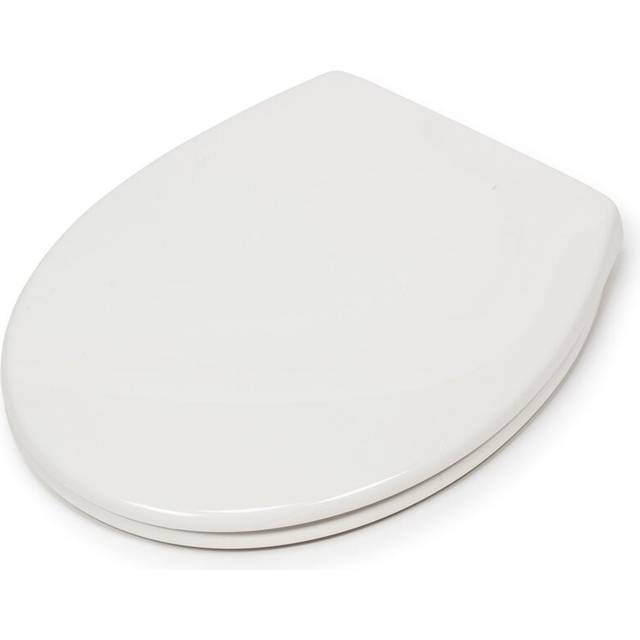 Croydex - Oval Soft Close Toilet Seat with Quick Release & Stick n Lock - Corvo