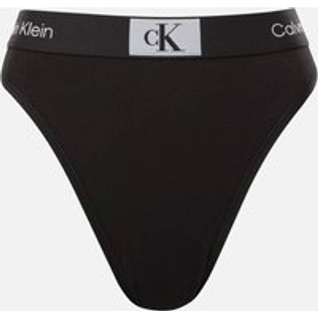 High Waisted Brazilian Briefs - CK96 - Black - XS