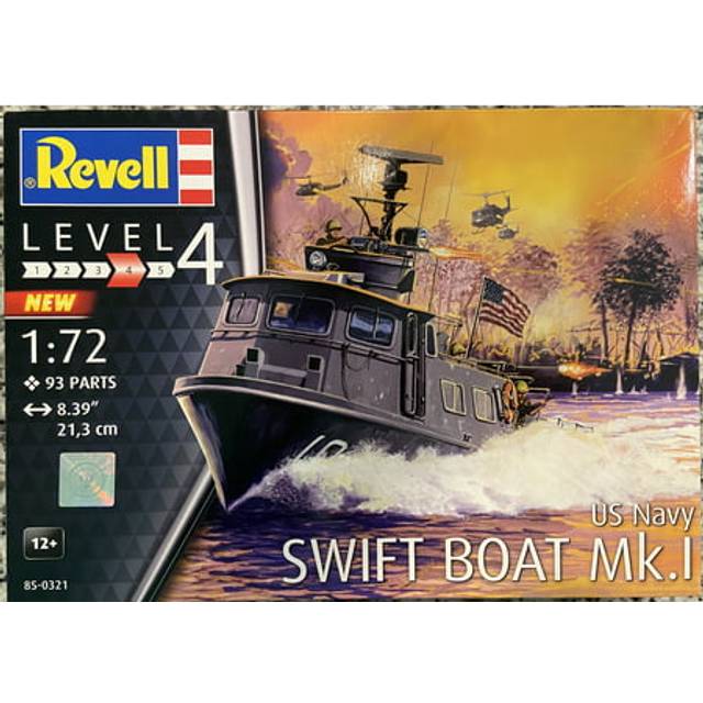 Level 4 Model Kit US Navy Swift Boat Mk.I 1/72 Scale Model by Revell