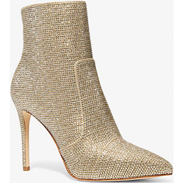 Rhinestone Heeled Ankle Boot