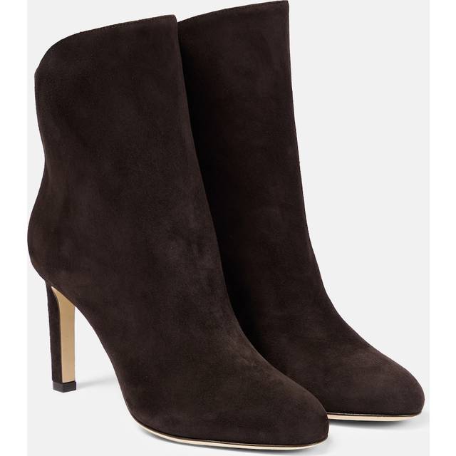 Jimmy Choo Karter 85 suede leather ankle boots - brown (UK 1.5)