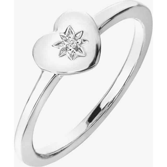 Hot Diamonds Sterling Silver Heart Icon Ring DR241/M