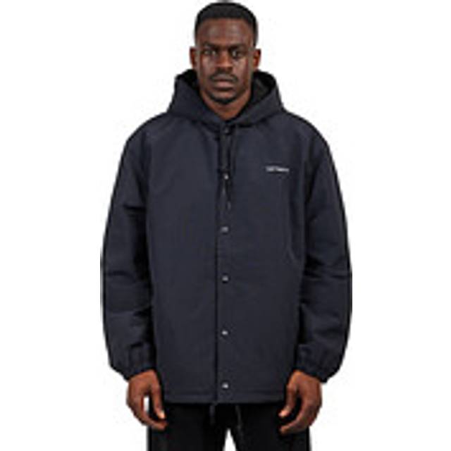 Carhartt WIP - Hooded Coach Black / White - Jacket - black - L - Shell: 100% Nylon; Lining: 100% Polyester,Synthetics