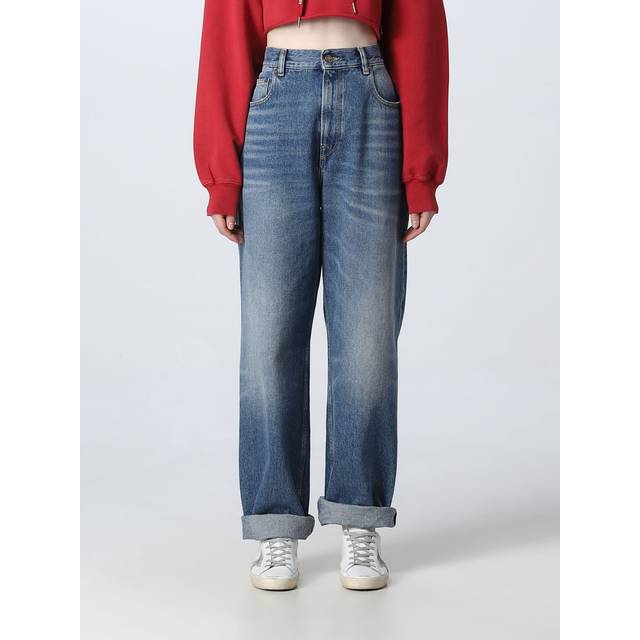 Golden Goose-Kim Jeans Blu-Donna - Blue - 28