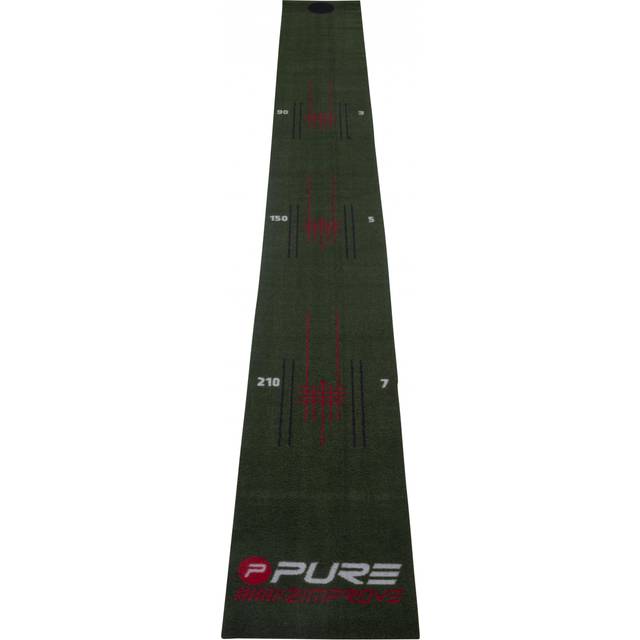 Perfect Stroke Golf Putting Mat 30 X 275cm - Black - One Size