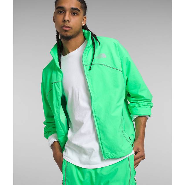 The North Face, Jacka, Herr, S, Polyester, Vindtät Piping Tracksuit Jacka - green (S)