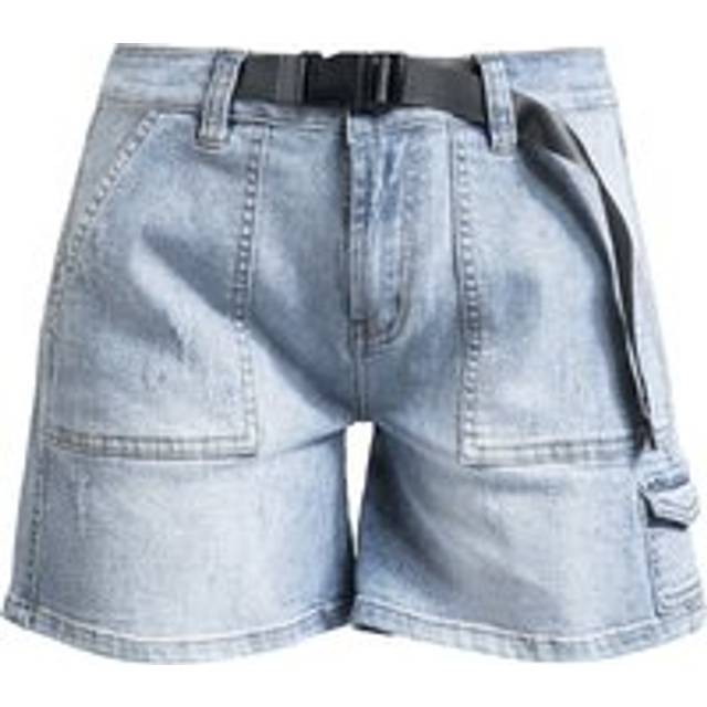 RED by EMP Shorts - Sköna shorts med bälte - 27 31 - för Dam - ljusblå