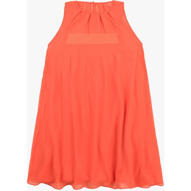 BOSS Kids' Sleeveless Crepe Dress, Peach