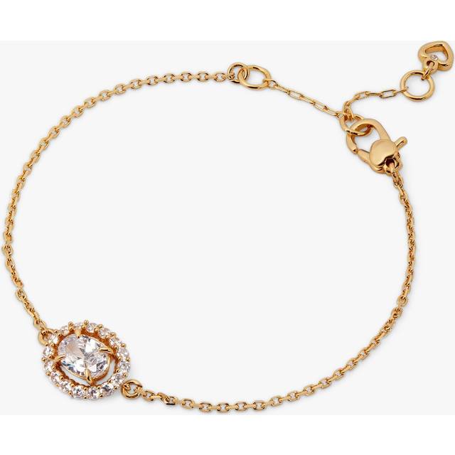 Kate Spade New York Gold Horizontal Oval Halo Bracelet - Gold - 17cm
