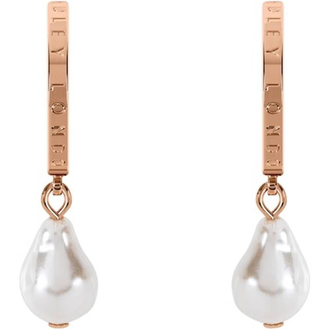 Radley London Women's Metal Provence Street Pearl Earrings - Rose Gold
