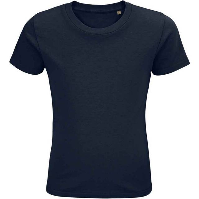 (12 Years, French Navy) SOLS Childrens/Kids Pioneer Organic T-Shirt