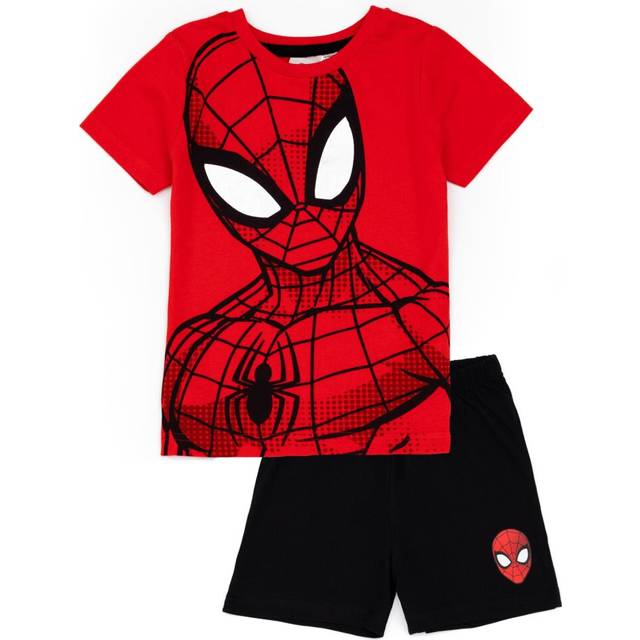 (2-3 Years, Black/Red) Spider-Man Boys Close Up Pyjama Set
