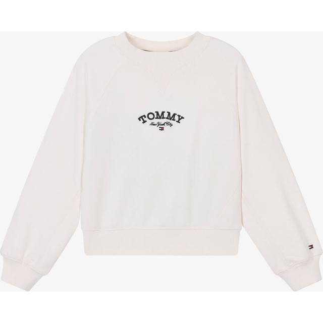 Tommy Hilfiger - Sweatshirt Tommy Logo Crew - Vit