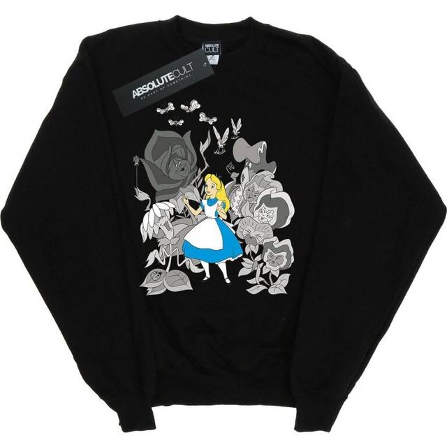 Alice In Wonderland Flowers Sweatshirt - Black - 9 Years