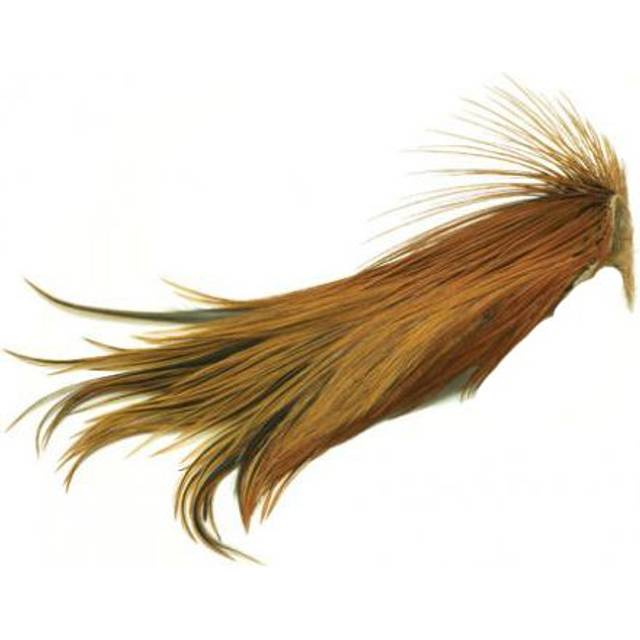 TIEMCO Fly Material Mets Cock Neck Light Ginger 91236 #2 1/2