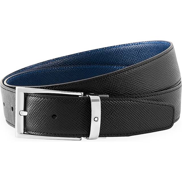 Montblanc Leather Reversible Belt - Black - One size