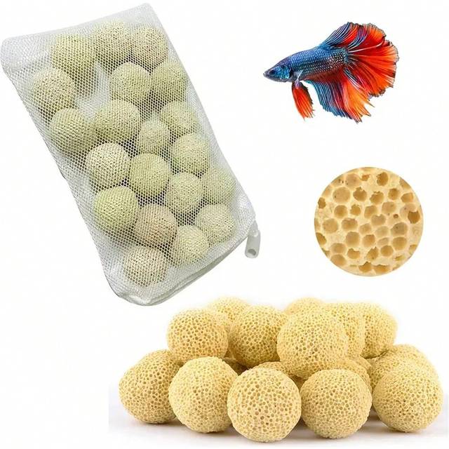 SHEIN Eliminate Aquarium Waste & Improve Water Quality With Our Fish Tank Filtration Ball!