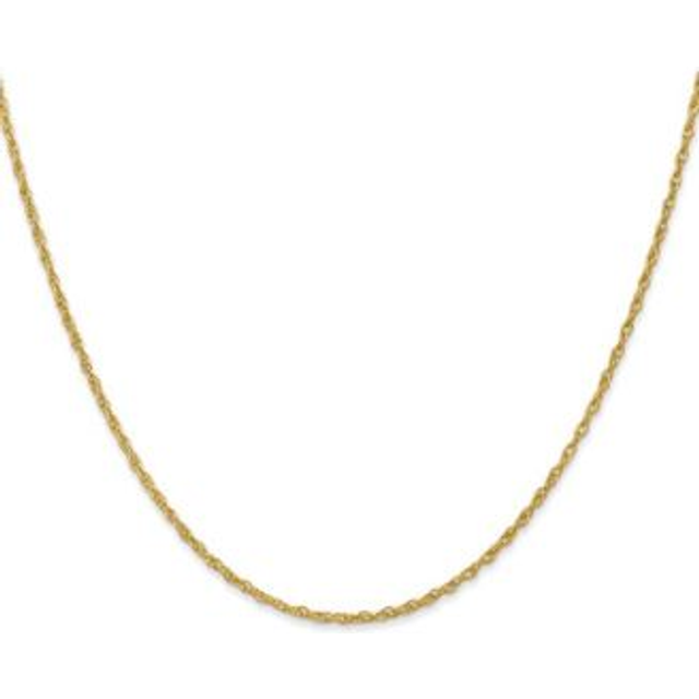 Quality Gold 18LP10-16 18K Yellow Gold Leslies 1.3 mm Baby 16 in. Rope Chain