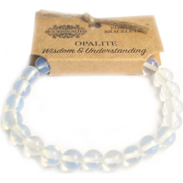 Power Bracelet By Ancient Wisdom Opalite - White