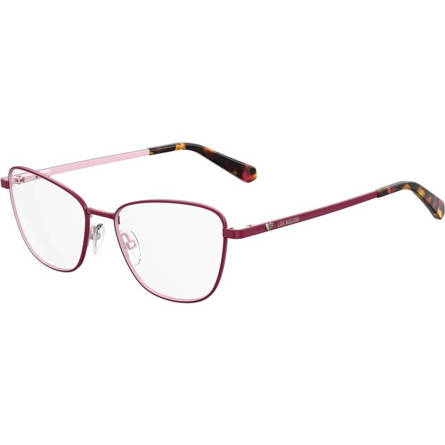 Moschino Demo Cat Eye Ladies Eyeglasses MOL552 08CQ 52 - Red (OS)