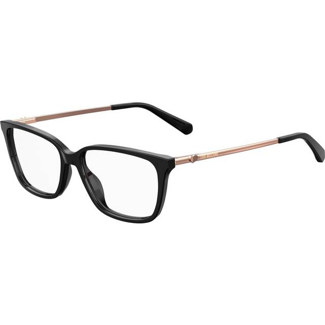 Moschino Demo Pilot Ladies Eyeglasses MOL550 0807 52 - Black (Dimension: 2.0000x6.0000x2.0000 inches)