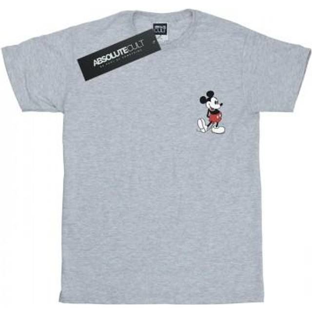 (12-13 Years, Black) Disney Boys Mickey Mouse Kickin Retro Chest T-Shirt