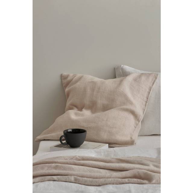 Ellos Home - Kuddfodral Penny i tvättat lin, 60x60 cm - Natur